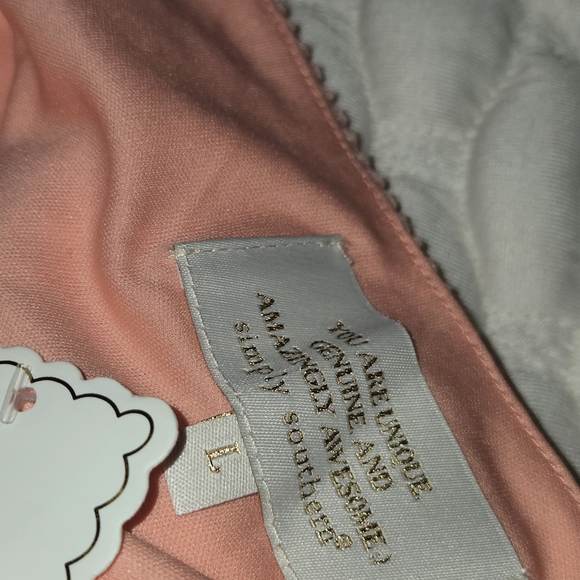 Simply Southern Women's New With Tags Ribbed Bright Coral Dress Size Large - Picture 4 of 4